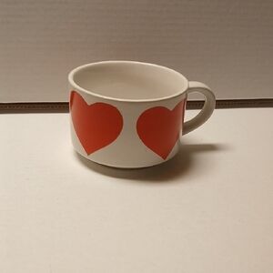 Heart Design Vintage Ceramic Mug